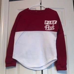 Victoria secret pink “cropped” sweatshirt